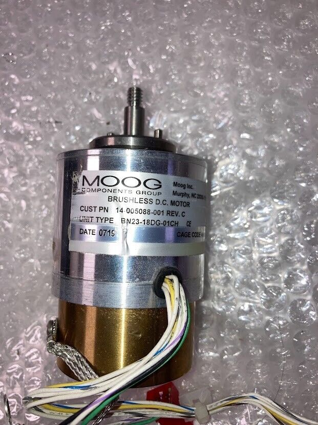 0 - 9190 RPM MOOG Silencer BN Series Brushless DC Motor BN23-18DG-01CH