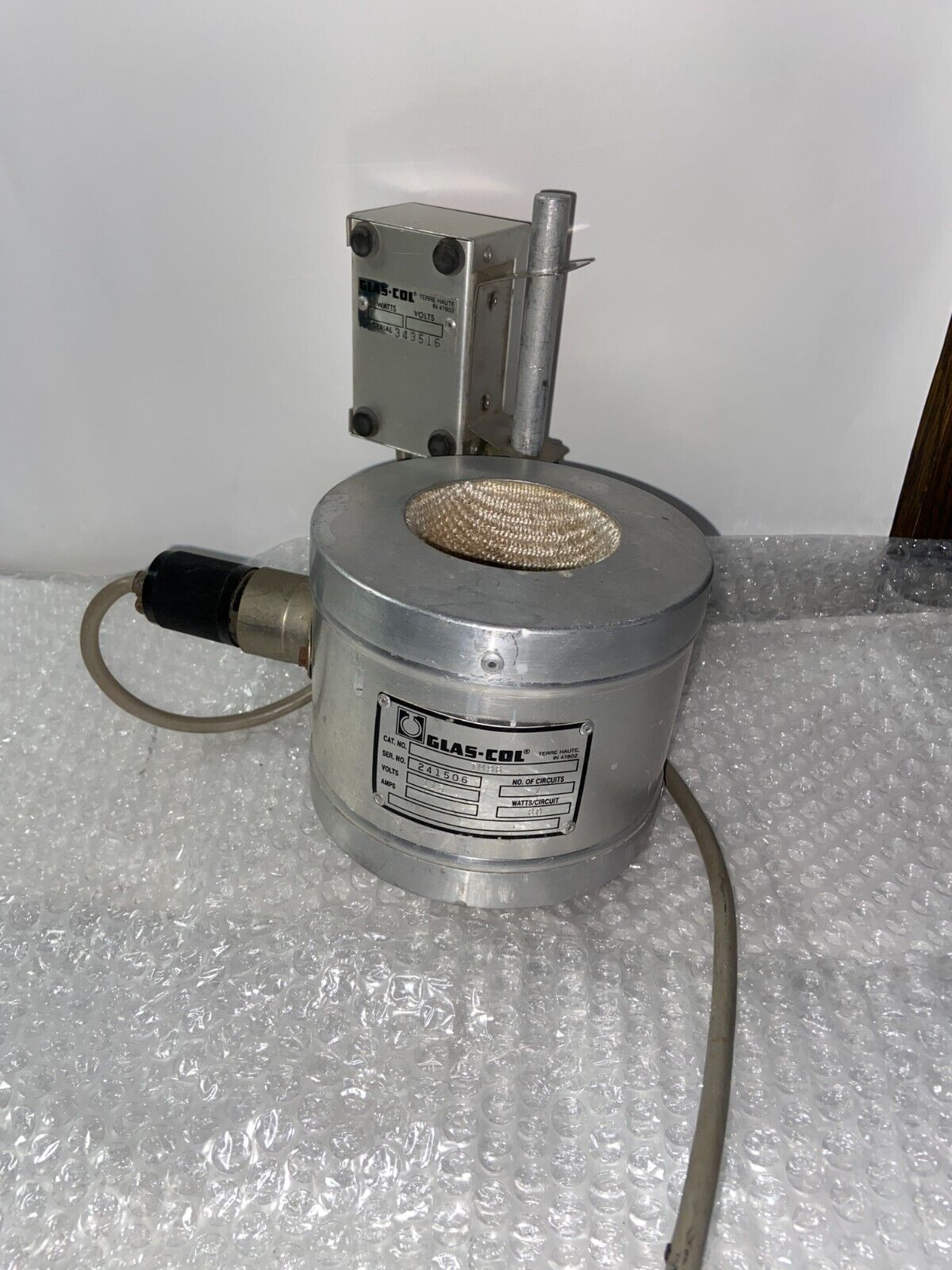 100mL Glas-Col TM96 Heating Mantle w/ PL-112 Temperature Control / Power Supply