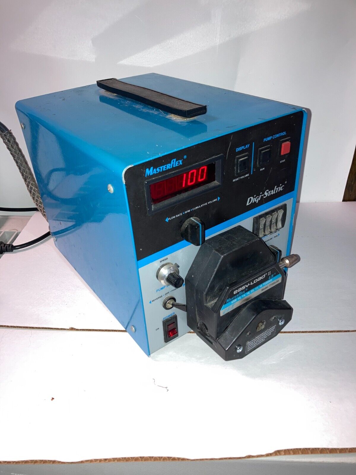 100 RPM Masterflex Digi-Staltic Peristaltic Pump with Easy-Load II Pump Head