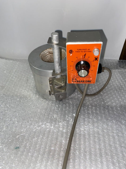 100mL Glas-Col TM96 Heating Mantle w/ PL-112 Temperature Control / Power Supply