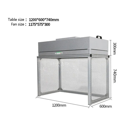 Preasian Laminar Fume Hood Bench Air Flow Clean Workstation Dust Free Workbench Dust Free