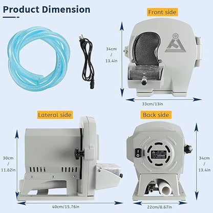 2800 RPM Healthible Dental Model Trimmer Shaping Trimmer Abrasive Diamond Disc Wheel, High-Performance Dental Wet Model Trimmer