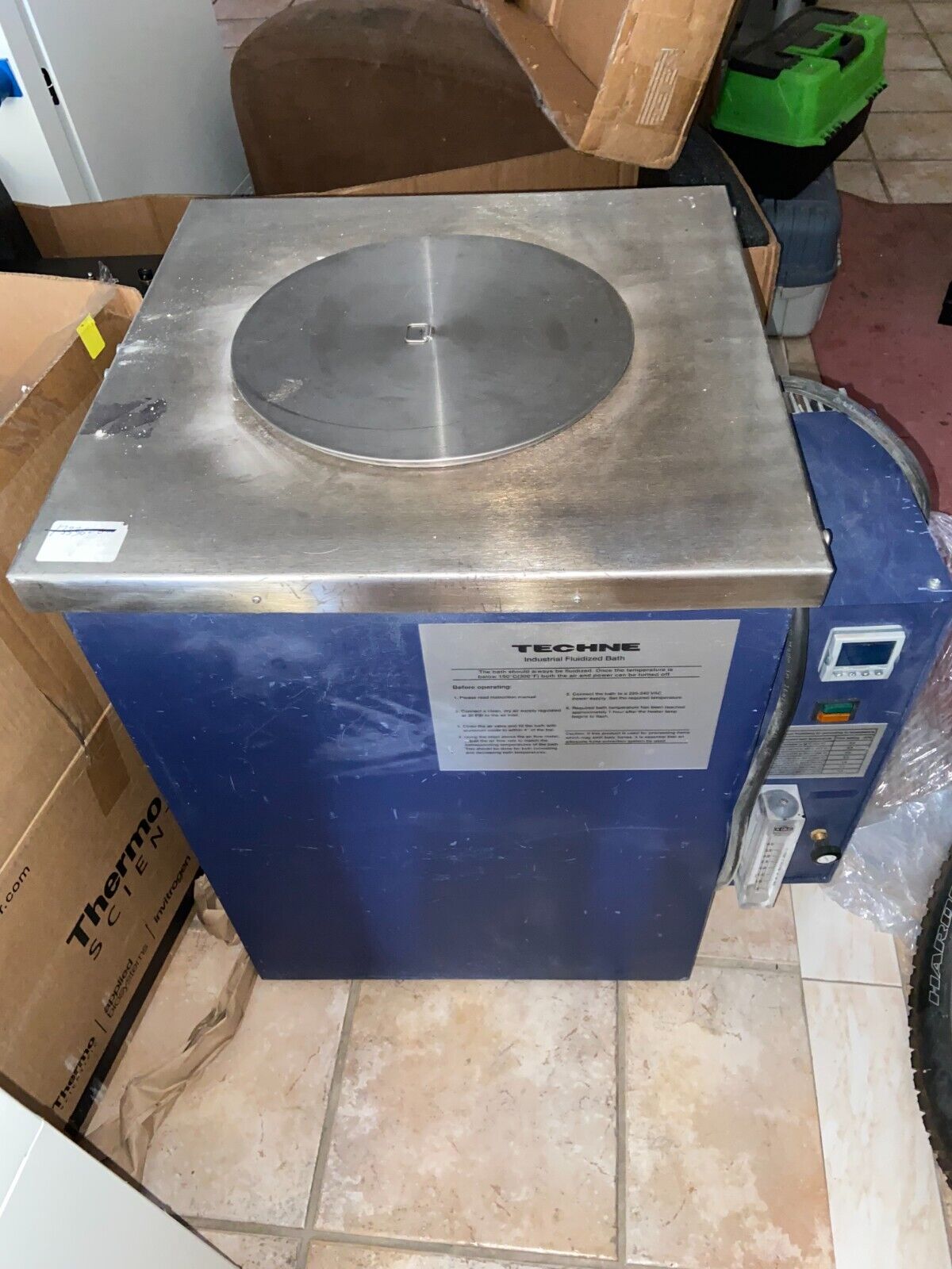 Cole-Parmer Techne IFB-52 Industrial Fluidized Sand Bath, 12 L - EW-01184-20