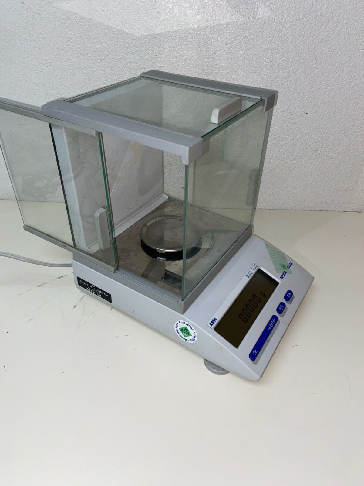 NICE METTLER TOLEDO AB54 LABORATORY SCALE / BALANCE 51g 10 mg with Power Supply