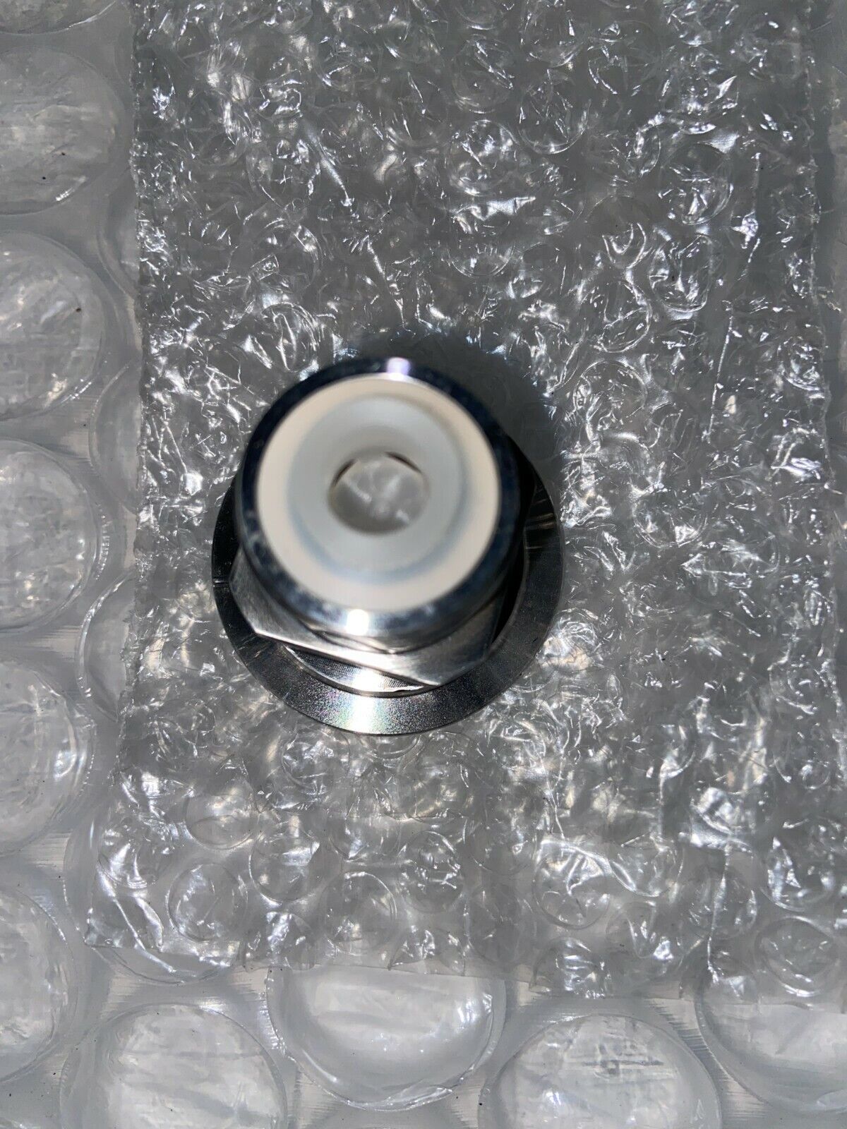 NEW Bellco Glass Septum Port with Cap for Bioreactor