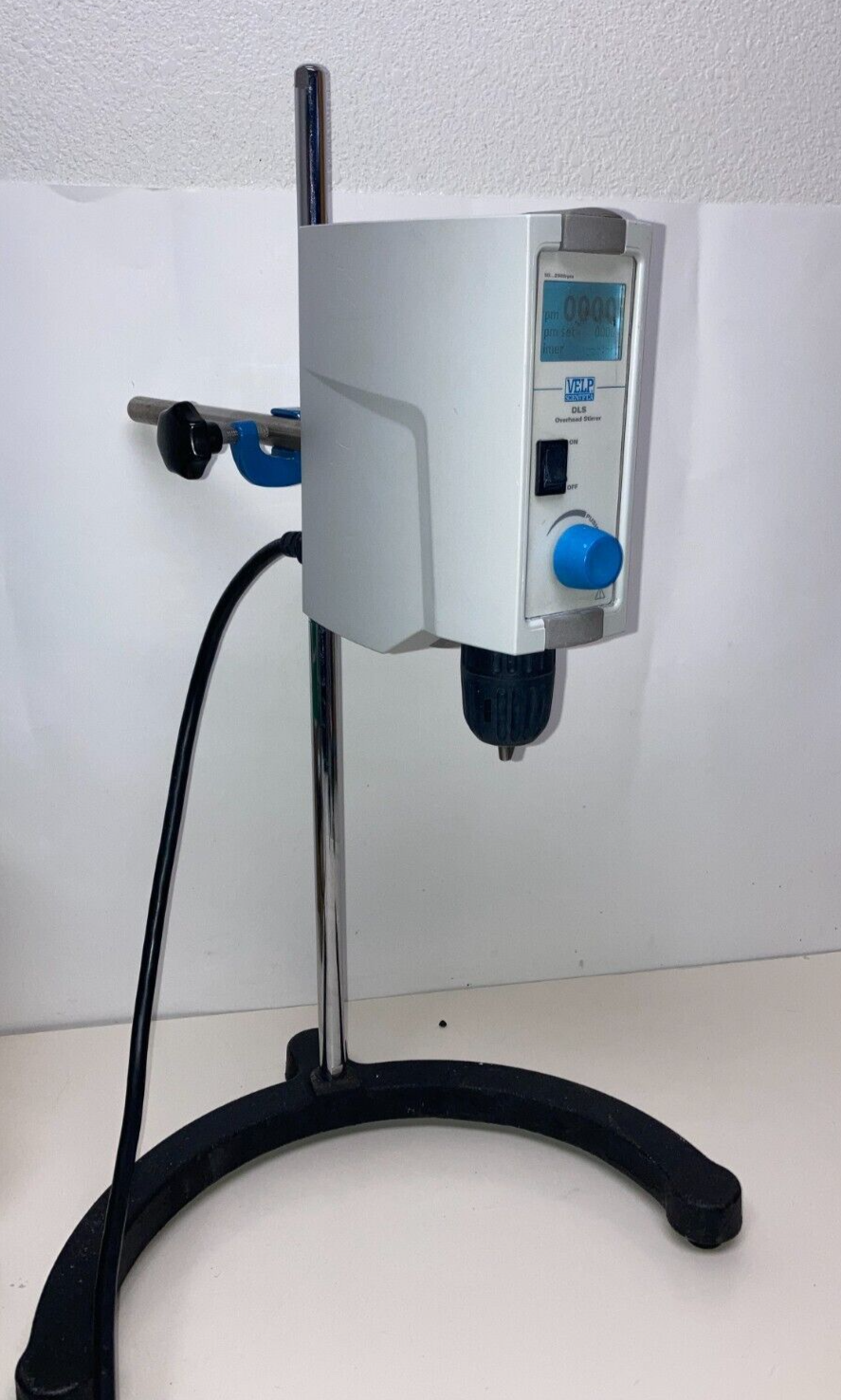 Velp Scientifica DLS Intuitive Digital Overhead Stirrer w/ Stand - 40 Ncm torque