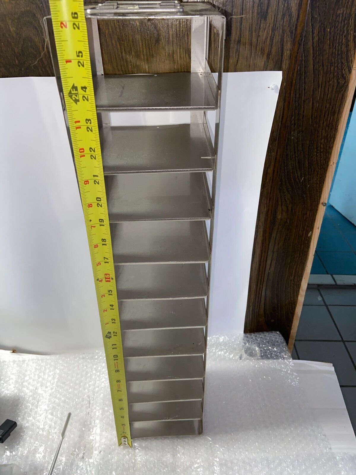 26 x 5 x 5-1/2 Shelf for Liquid Nitrogen Cryogenic Sample Storage