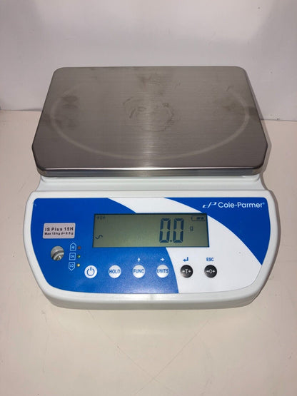 Cole-Parmer Symmetry IS Plus H Series Counting Scale, 15kg x 0.5g Readability