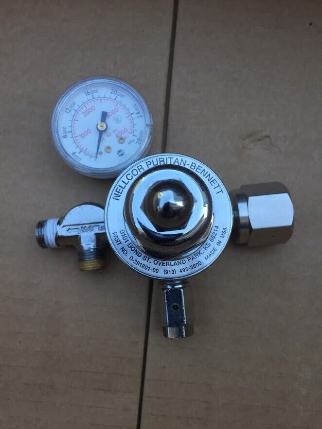 Nellcor Puritan Bennett 0-291801-00 Gas Regulator 2800 Max PSIG