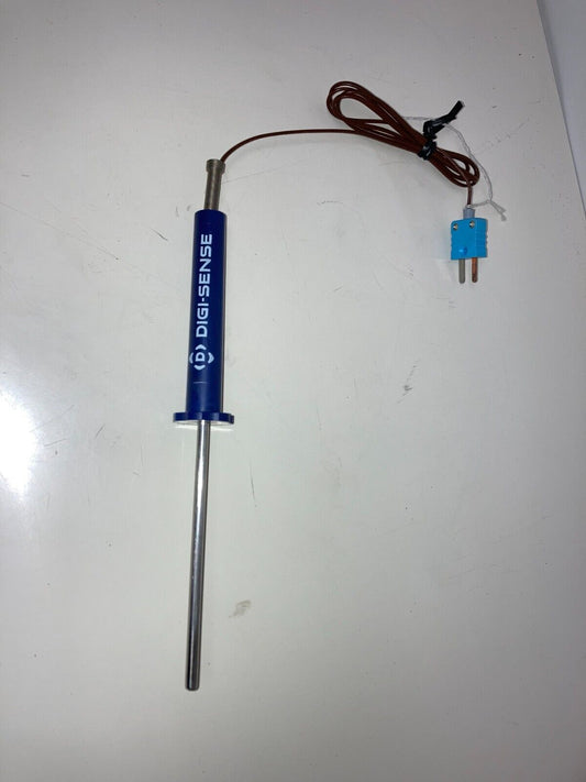 NEW Digi-Sense AO-18526-07 Type T  T/C Temperature Probe Mini CON, 6" L, 36"Ext