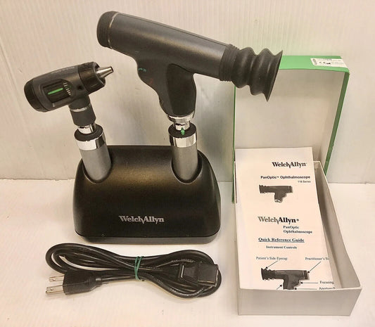 Welch Allyn Desk 7114X, Panoptic Ophthalmoscope 11820, Macroview Otoscope 23810