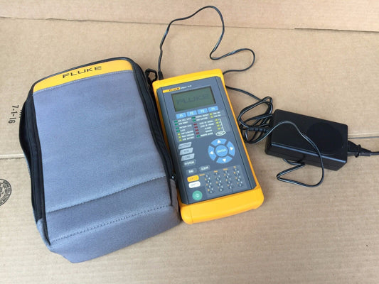 Good Fluke Networks E3Port PLUS Handheld E3/ATM Analyzer with Adapter and Case 