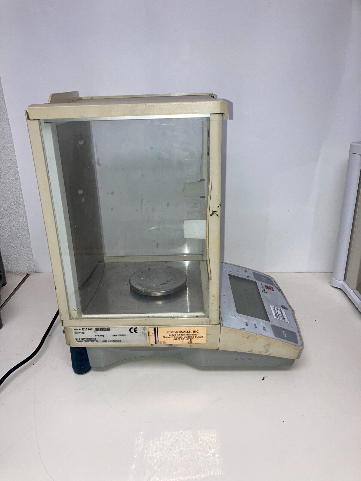 Working Ohaus E11140 Explorer Analytical Balance, 110g