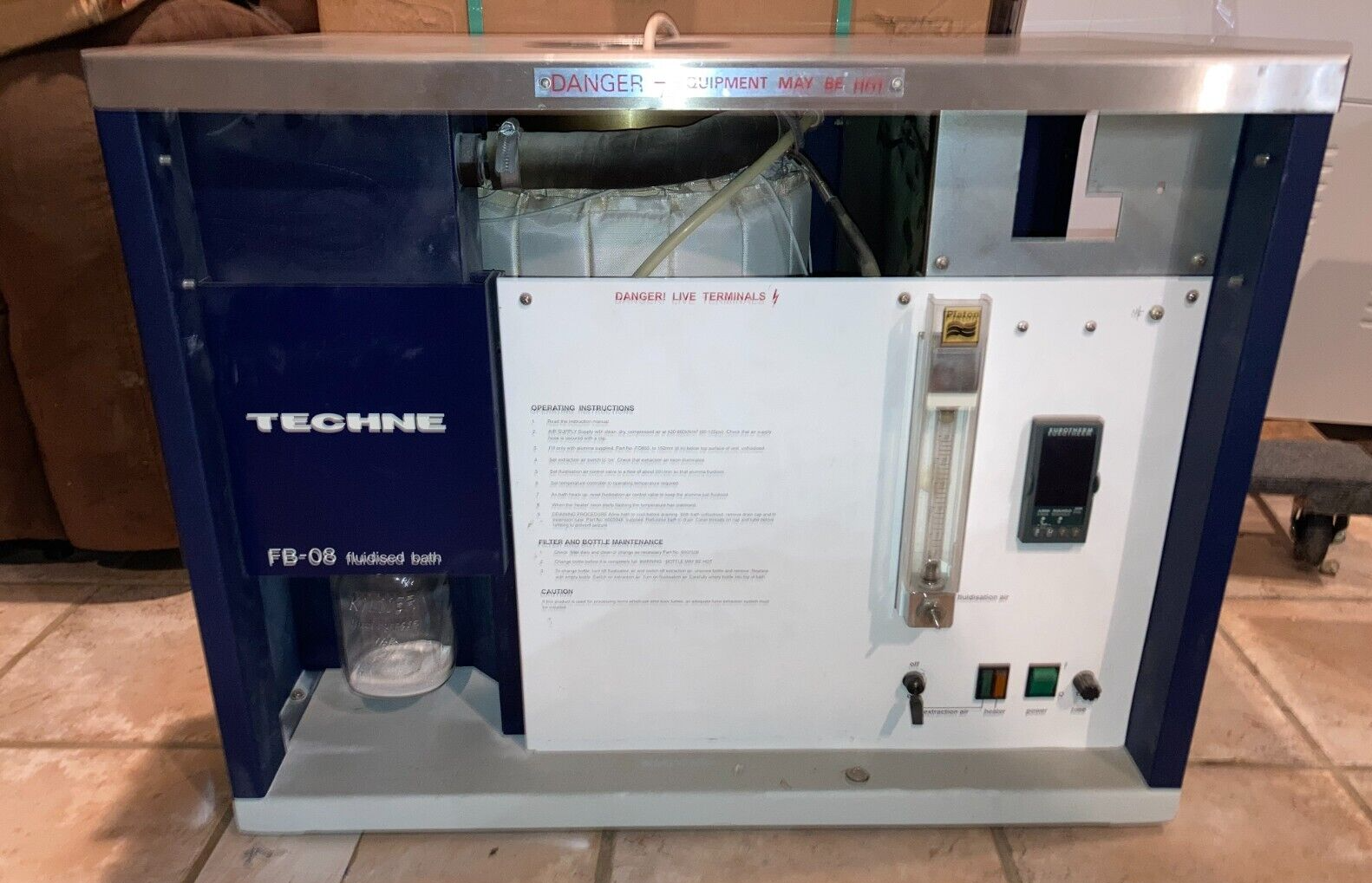 Techne FB-08 Precision Fluidized Sand Bath 230 VAC