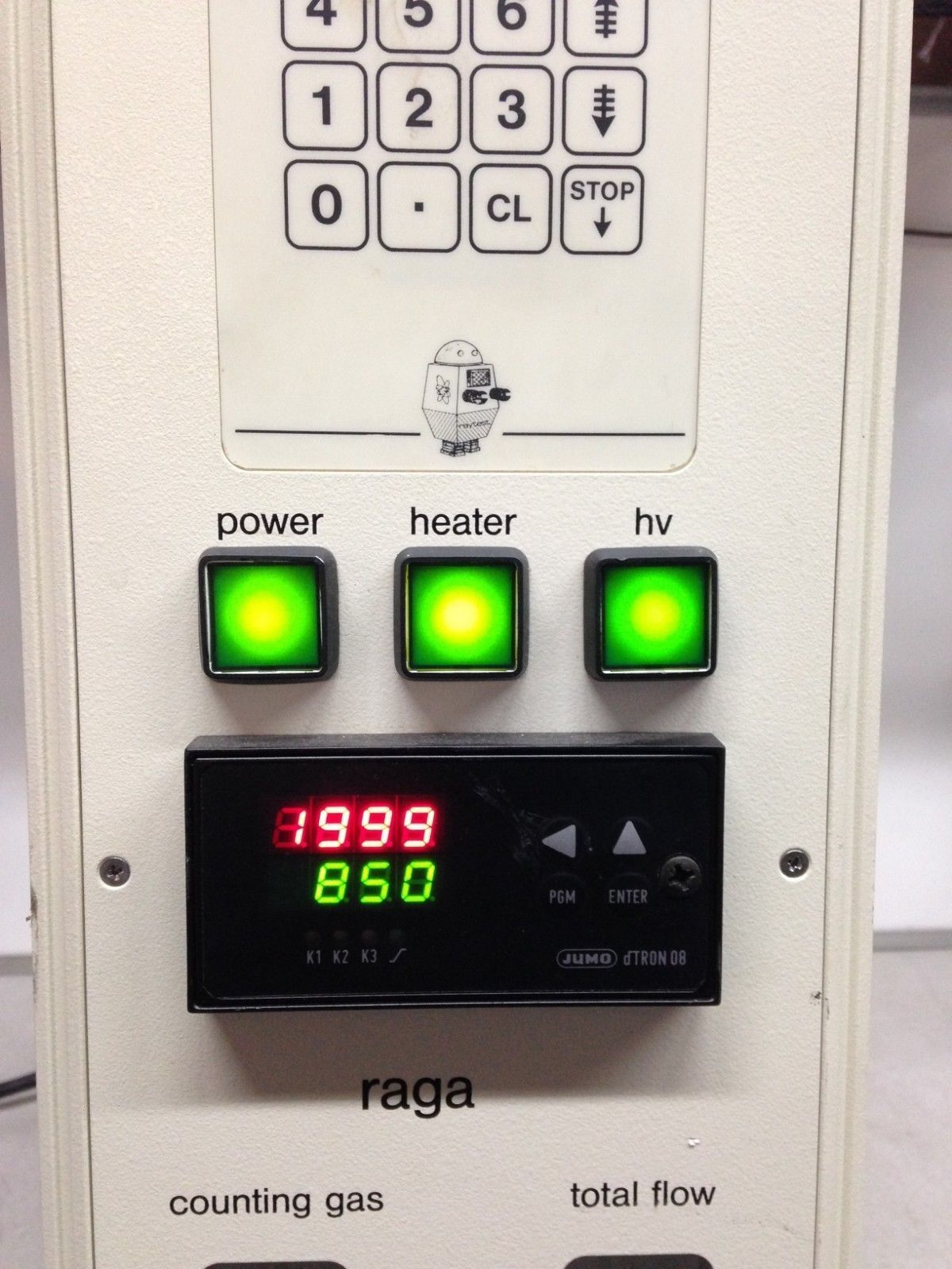 Raytest Raga Counting Gas Total Flow Heater HV Control Unit