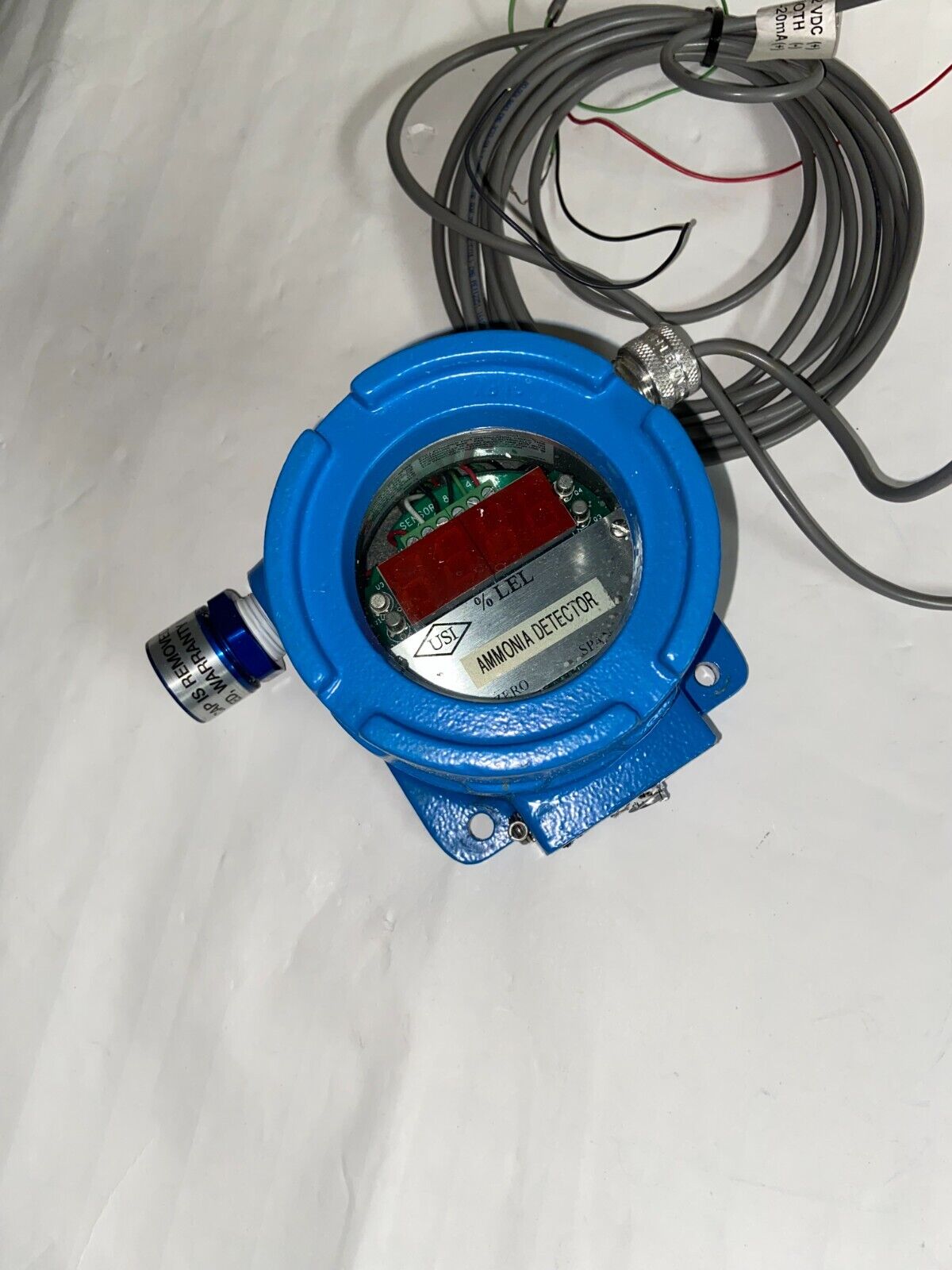 USI SDT5100/12V/D Ammonia Transmitter, 0 to 100% LEL, 4 to 20 mA output