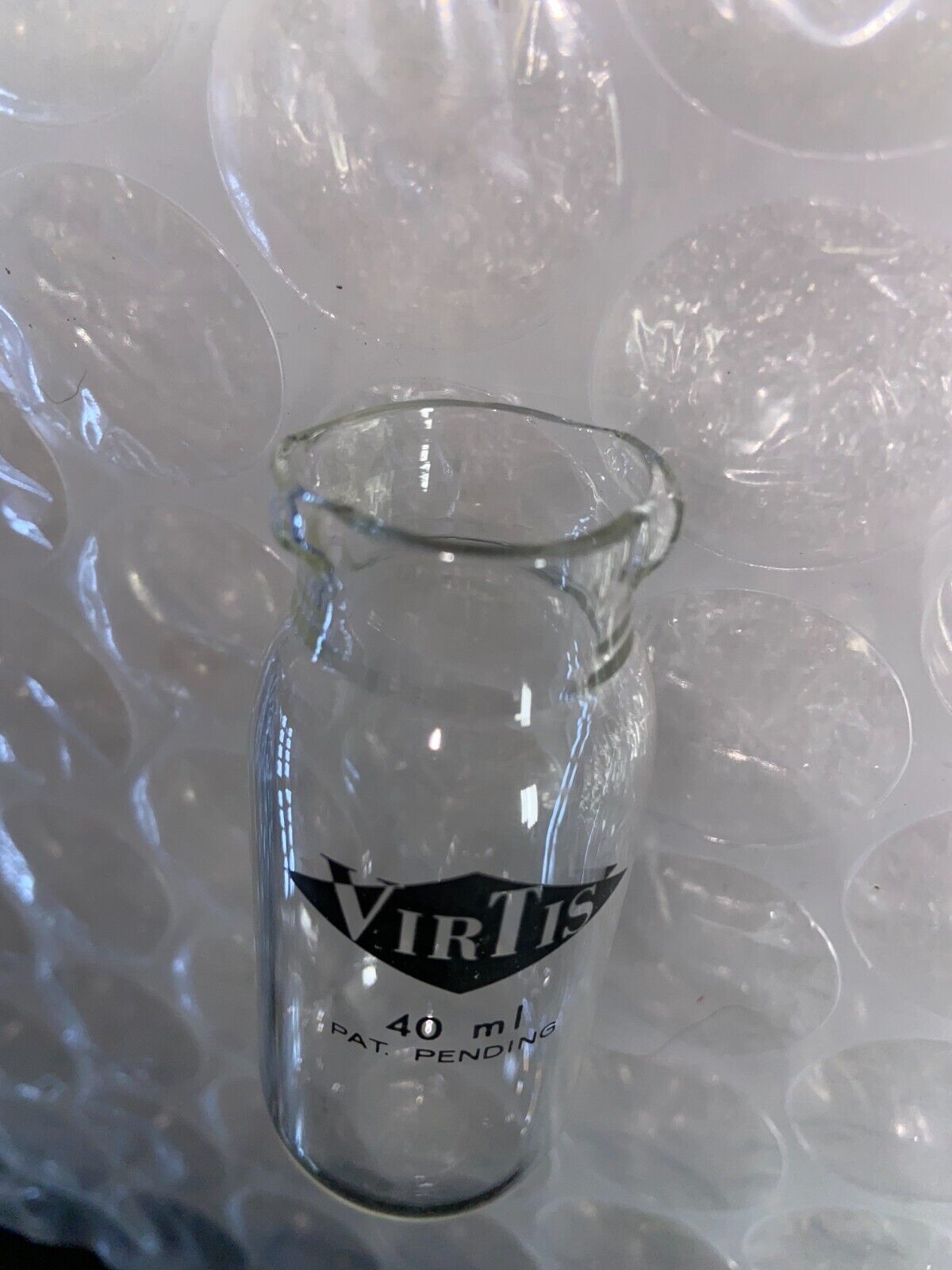 NEW VIRTIS Glass 40mL Freeze Dry Flask - No Lid