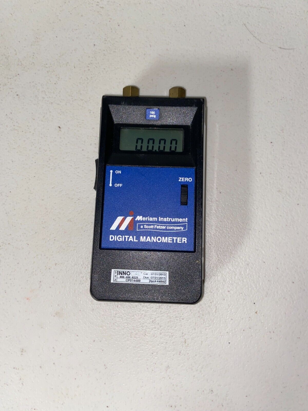 MERIAM INSTRUMENT D0100P DIGITAL MANOMETER