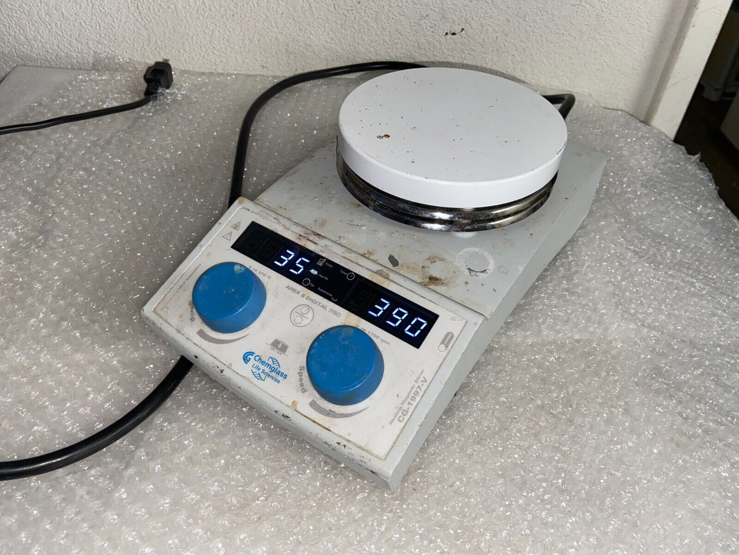 Velp F20510460CG Digital HotPlate Magnetic Stirrer w/ Timer 1500 RPM /340C