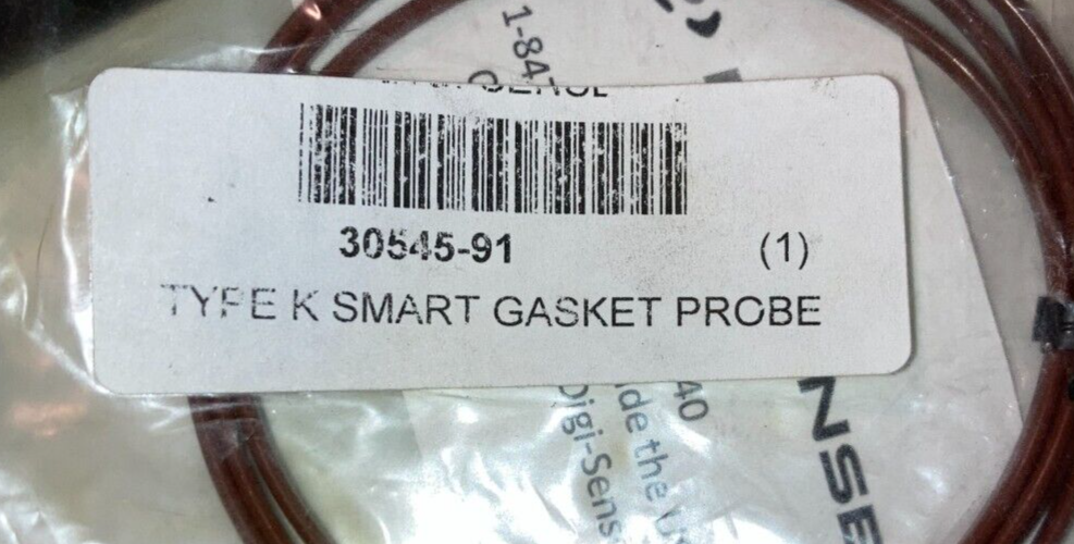 Digi-Sense 30545-91 Smart Gasket Temperature Probe For System, Type K, 3” Cable