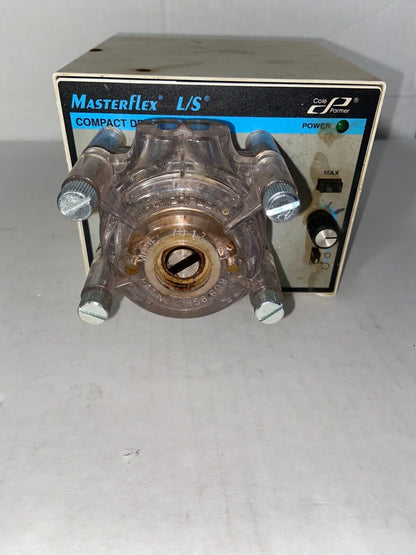 200 RPM Masterflex 77200-12 Compact Pump Drive with 7017-21 Pump Head L/S 17