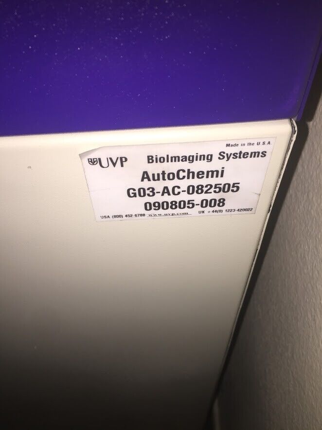 UVP Bioimaging AutoChemi Darkroom Imaging UV Ultraviolet Illumination Cabinet