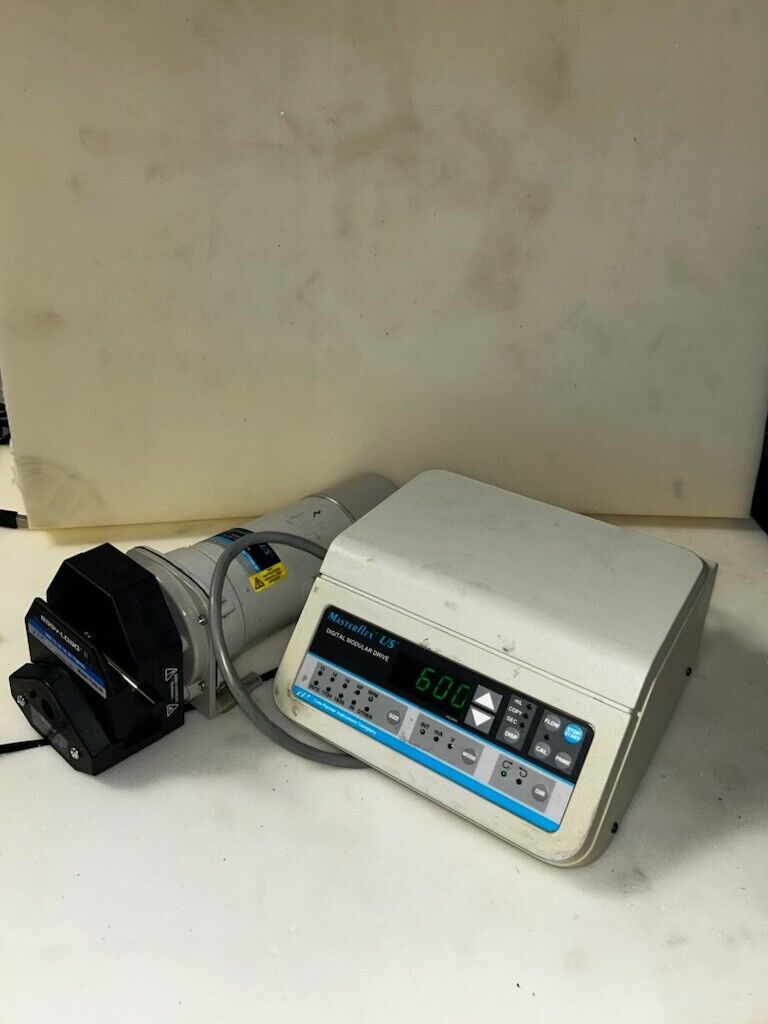 COLE PARMER 77300-80 MASTERFLEX L/S Digital Drive W/ 77300-40 Pump Drive & Head