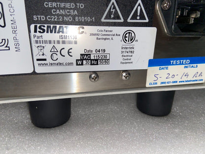 Ismatec ISM1136 Digital 16-Channel Reagent Pump with 14 Cartridges / Cassettes