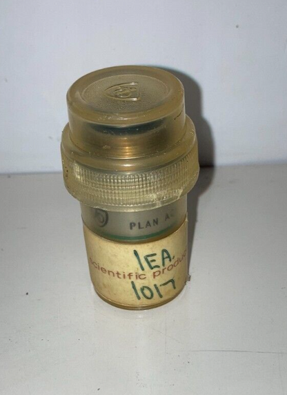 AO American Optical Microscope Objective 10X Plan Achro 10/.25 Cat#1019 