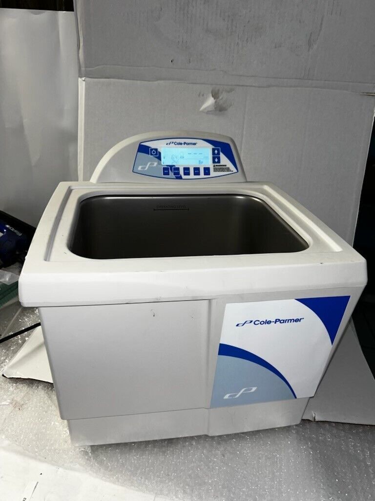 Cole Parmer Model 08895-75 Ultrasonic Bath with Heater & Digital Timer 2.5 gal.