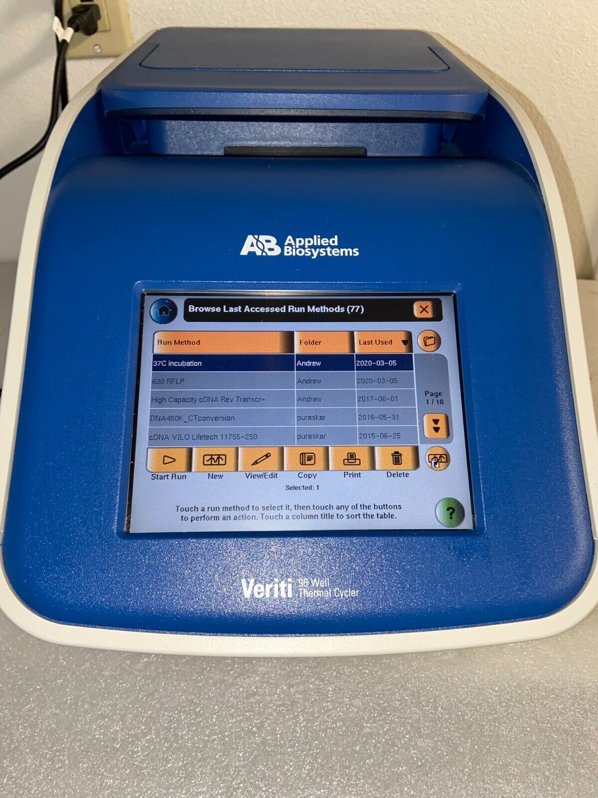 ABI Applied Biosystems Veriti 9902 96-Well Thermal Cycler 4375786