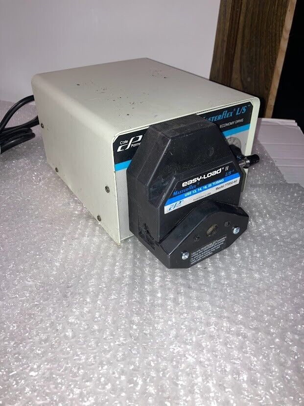 200 RPM Cole Parmer Masterflex 07554-80 Peristaltic Pump w/ 77202-60 Pump Head