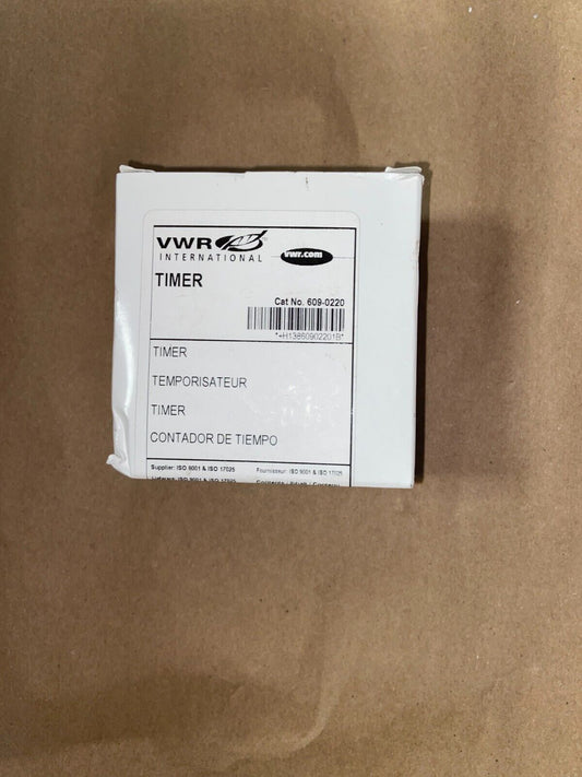 NEW VWR 609-0220 Three Channel Digital Laboratory Timer