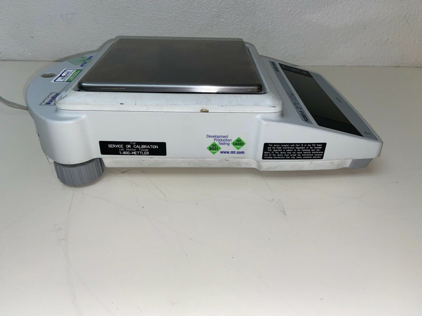 Mettler-Toledo PG3001-S Delta Range Balance Scale 3100g Max. with Power Supply