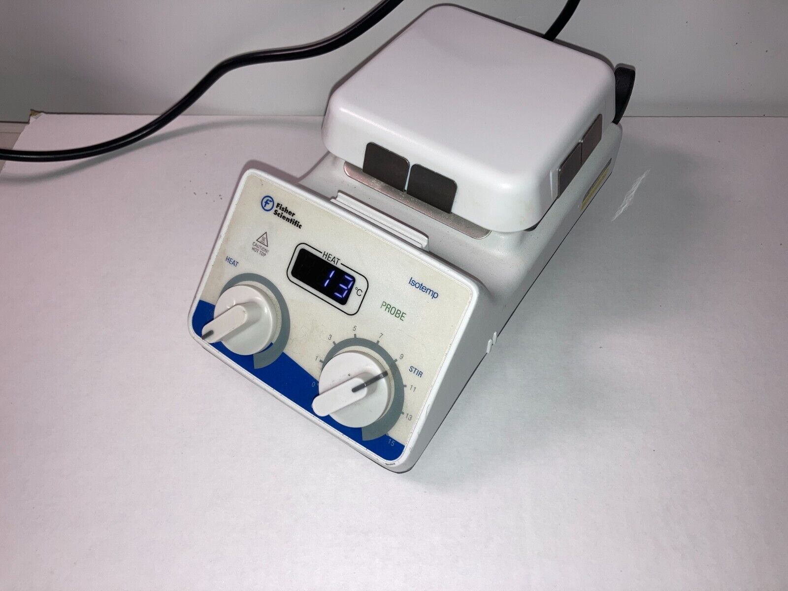 Cole-Parmer 03407-01 StableTemp Ceramic 4 X 4 Digital Hotplate Stirrer 540C