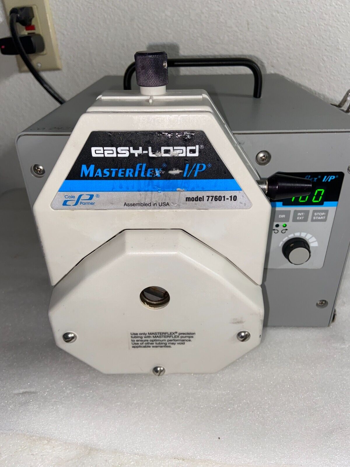 650 RPM MasterFlex I/P Digital Pump 77411-00 with Easy-Load Head 77601-10