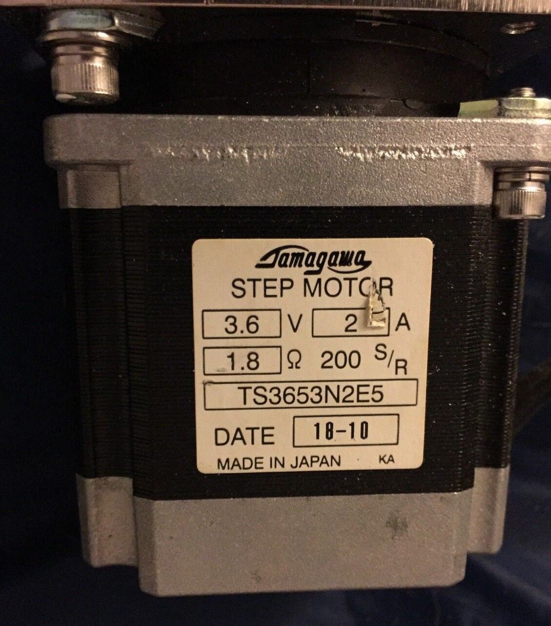 56.4 mm x 54 mm TAMAGAWA HIGH-TORQUE TWO-STEP MOTOR TS3653N2E5