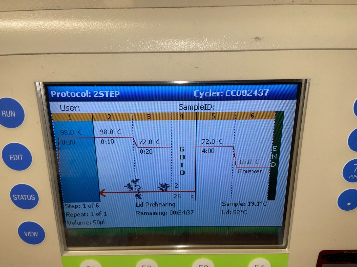 Bio-Rad C1000  PCR Thermal Cycler with 96-Well Fast Block