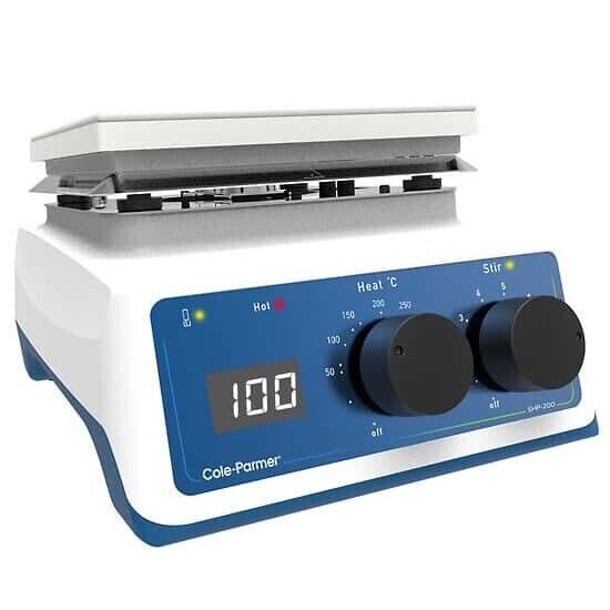 NEW Cole-Parmer / Stuart SHP-200D-C-120 Digital Stirring Hot Plate, Ceramic Top