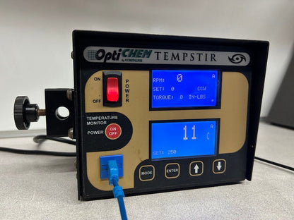 Chemglass OptiChem Tempstir Overhead Stirrer Controller and Temperature Monitor