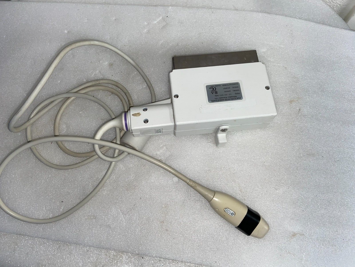 GE 10S Ultrasound Probe Frequency Range: 4.0-10.5 MHZ GE Logiq and Vivid