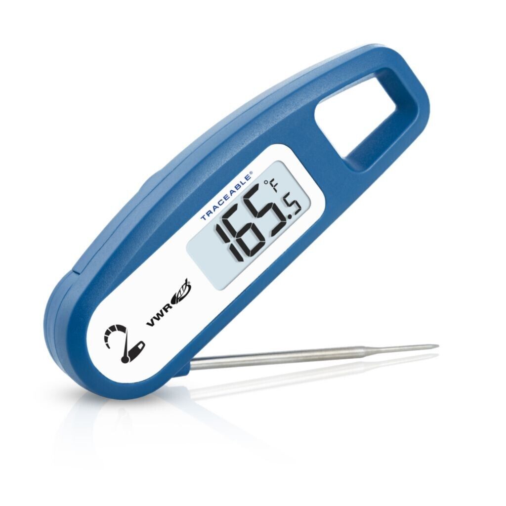 VWR 620-2651 Traceable Deluxe 2 Second-Temp Food Folding Thermometer -40 to 250C