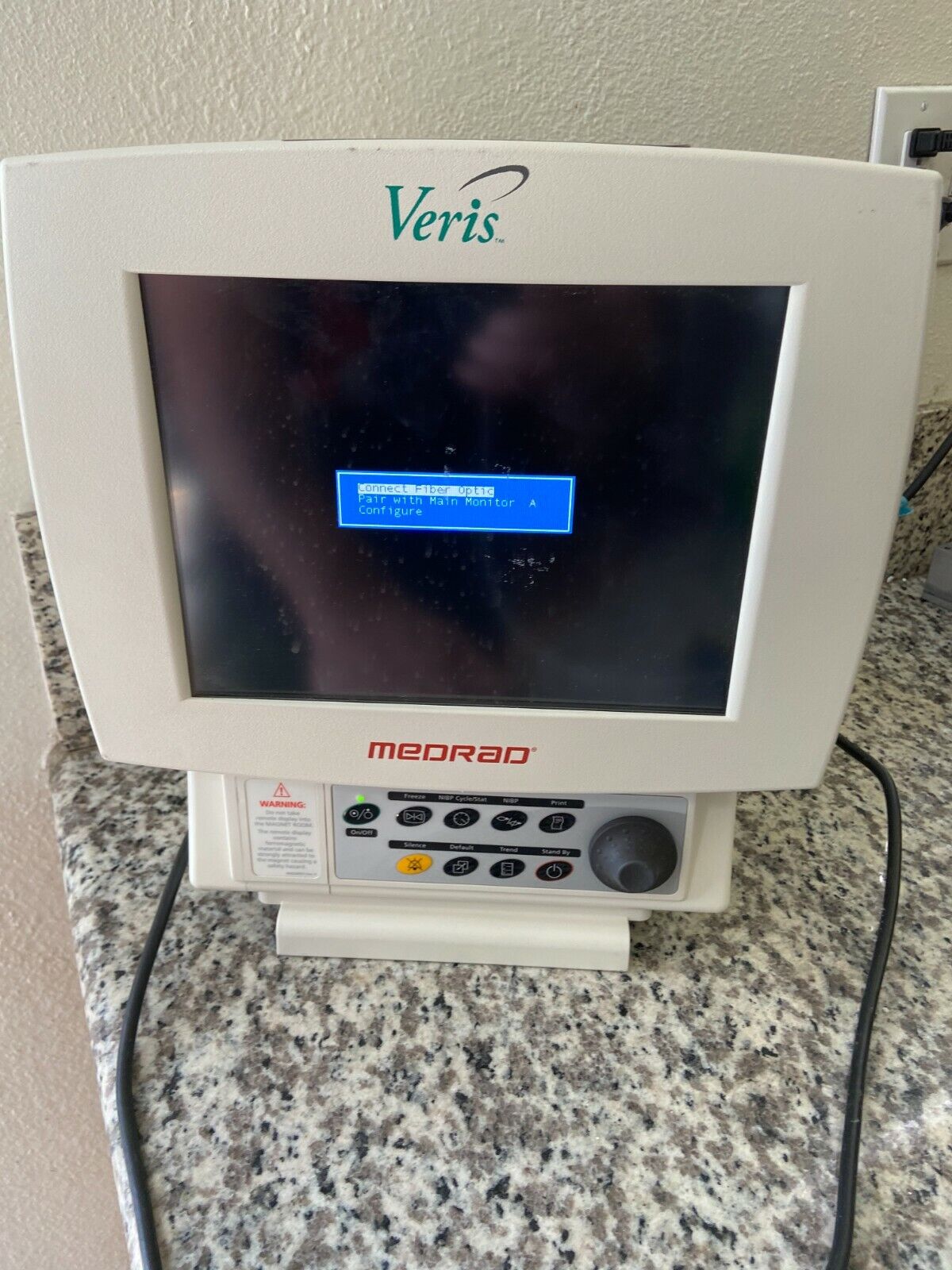 MEDRAD VERIS 8600 MR MONITORING SYSTEM with Printer