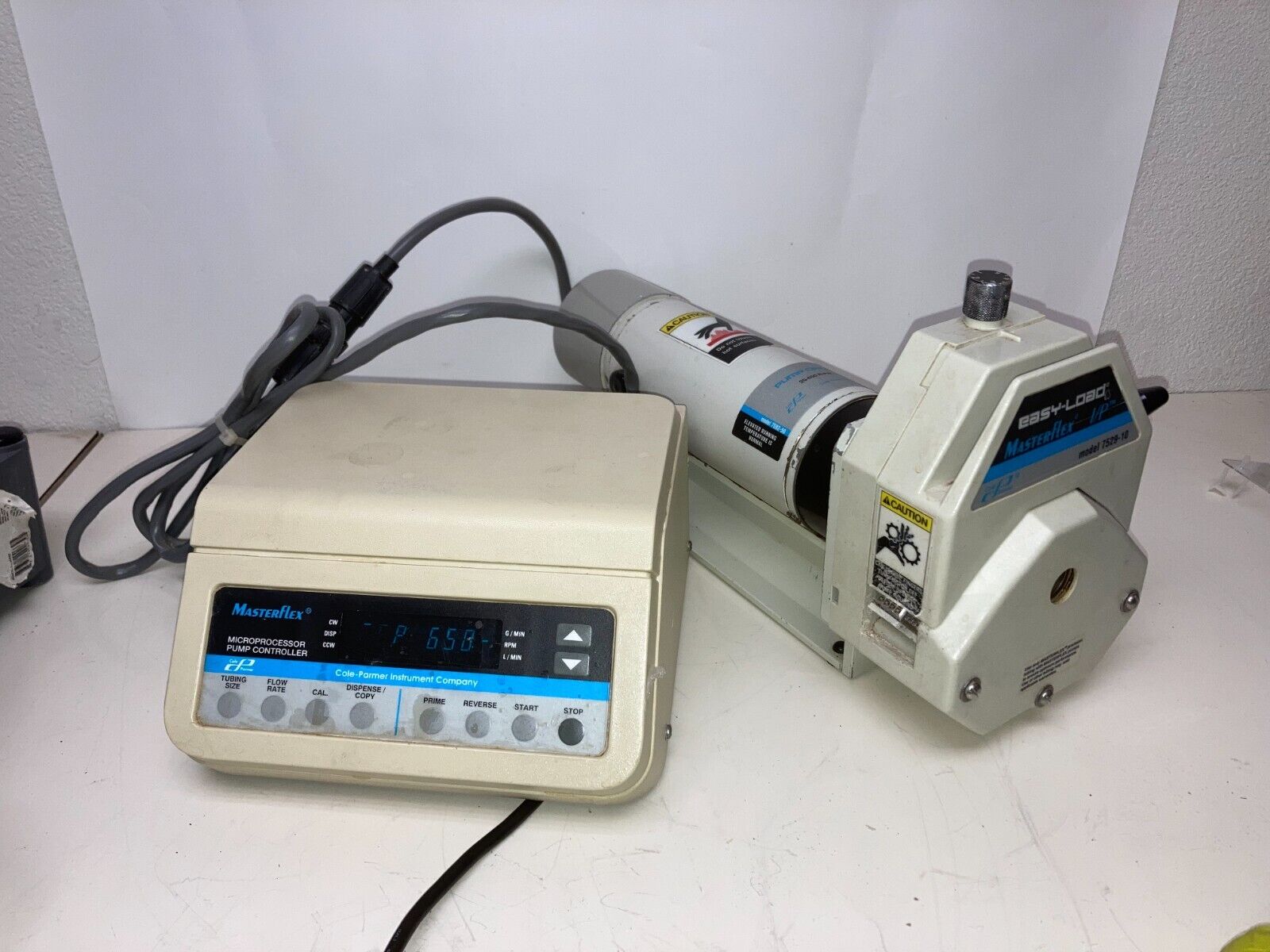 650 RPM Masterflex I/P  7592-50 20-Pump with 7592-60 Microprocessor Controller