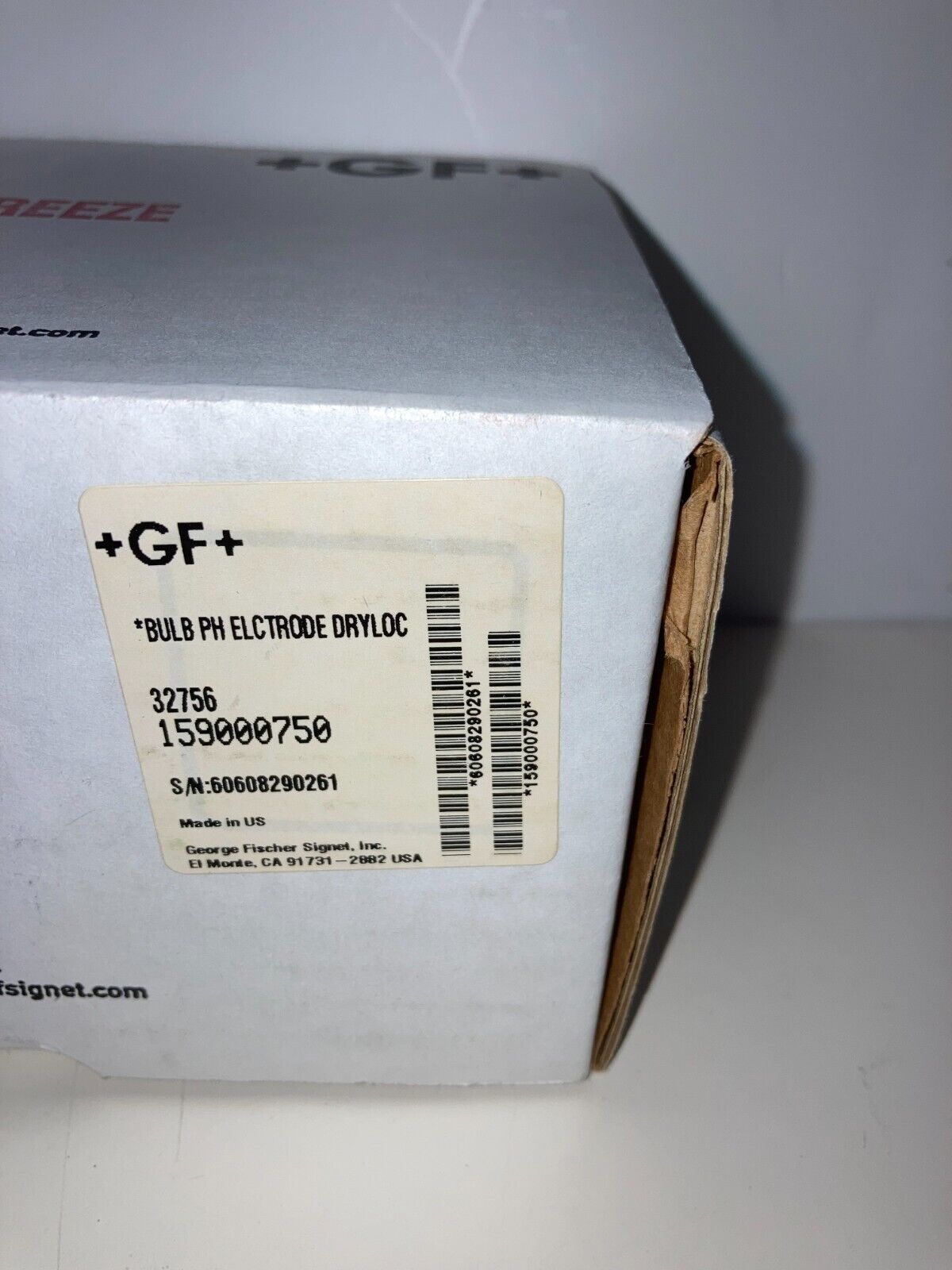 NEW IN BOX +GF+ SIGNET 3-2756 / 159 000 750  DRYLOC PH ELECTRODE BULB STYLE