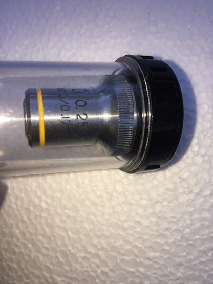 New 10x 0.25 160/0.17 Microscope Objective