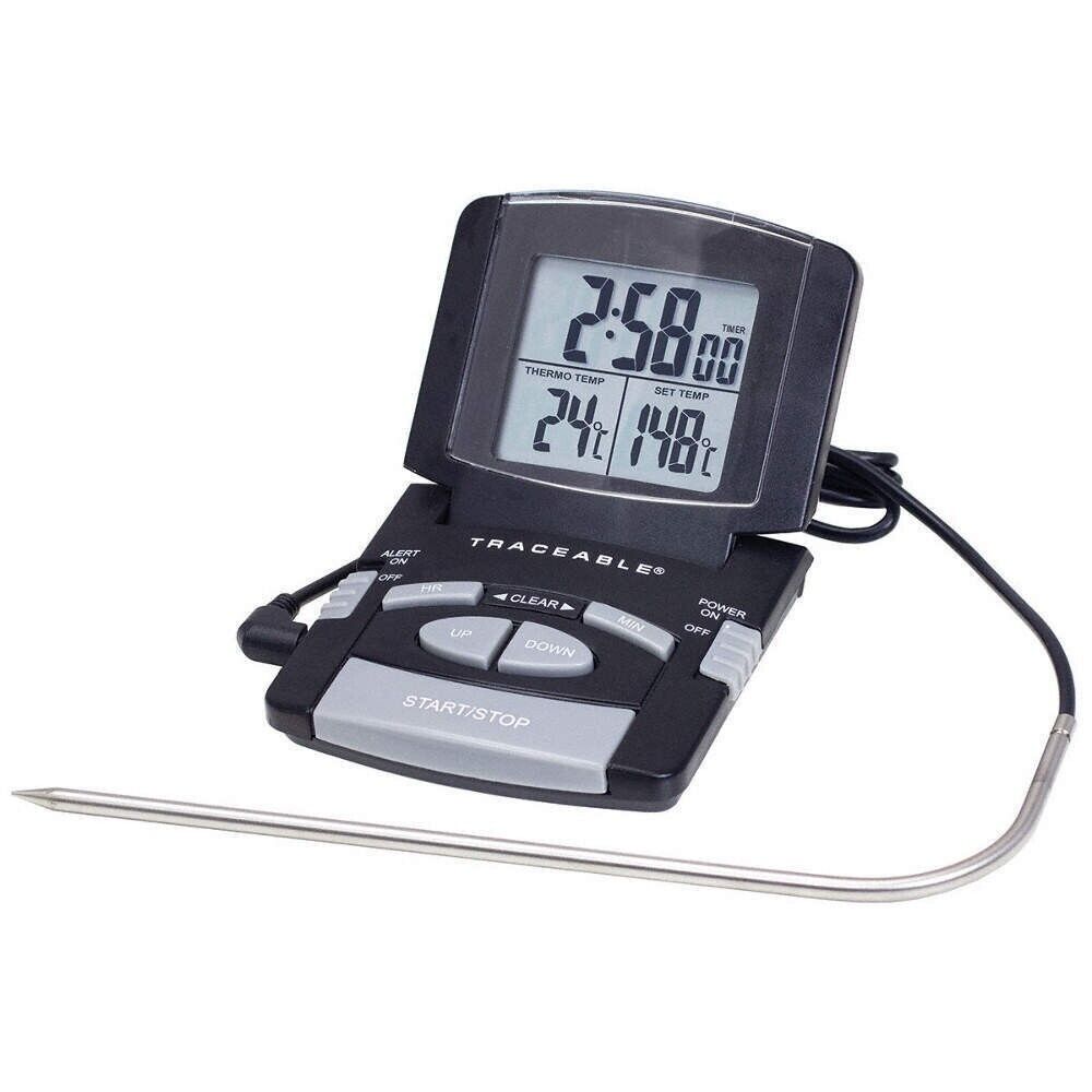 NEW OPEN BOX Traceable 4147 Thermometer/Alarm Timer with Probe