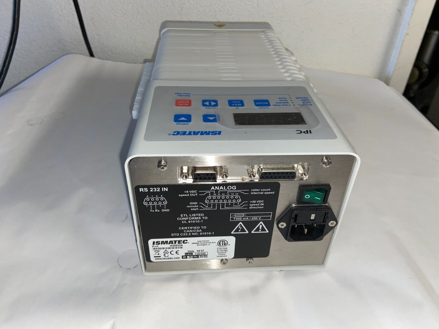 Ismatec ISM933A Digital 16-Channel Peristaltic Precision Pump 45 RPM