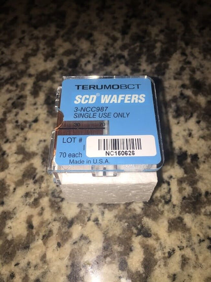 New Box of 140 Terumo 3-NCC987 Wafers for SCD IIB Sterile Tubing Welder