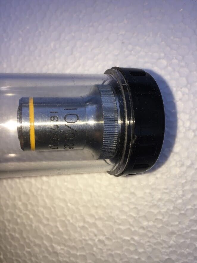 New 10x 0.25 160/0.17 Microscope Objective